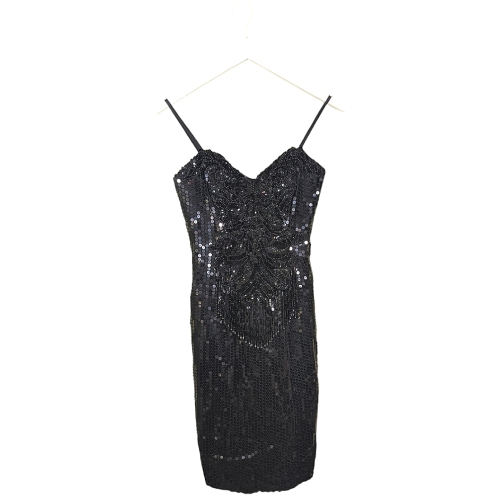 Vintage dress by Alyce Designs sequin cocktail prom mini bodycon 4